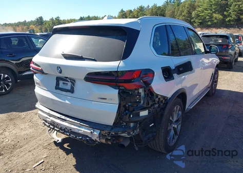 2024 BMW X5 Sdrive40I из США, поврежденный, VIN 5UX13EU09R9T44694